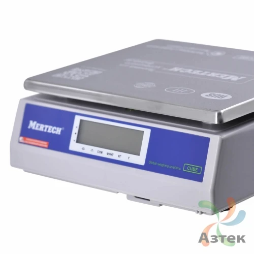 Весы Mertech M-ER 326 AF-6.1 USB с вторым дисплеем настольные фасовочные до 6 кг, нержавеющая сталь