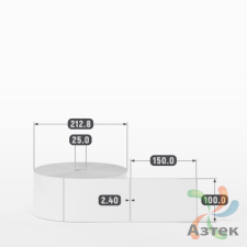 Этикетка самоклеящаяся 100х150 (рядов 1 по 1 700 шт) Полипропилен белый в рулоне, втулка 25 мм (к) IQ code 	