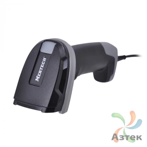 Сканер штрих-кода Mertech 2410 P2D HR 2Core Xlaser 1D/2D  2D image, Черный ручной, USB кабель, USB-HID, USB-COM, ЕГАИС