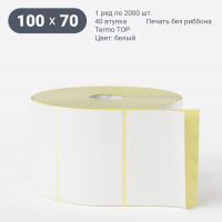 Этикетка самоклеящаяся 100х70 (рядов 1 по 2 000 шт) Termo TOP deep freeze в рулоне, втулка 40 мм (к) IQ code