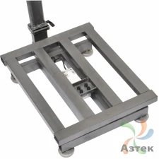 Весы МЕХЭЛЕКТРОН-М ВЭТ-150-20/50-1С-ДБСК (450*600) напольные товарные до 150 кг, нержавеющая сталь