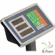 Весы МЕХЭЛЕКТРОН-М ВЭТ-150-20/50-1С-ДБСК (450*600) напольные товарные до 150 кг, нержавеющая сталь