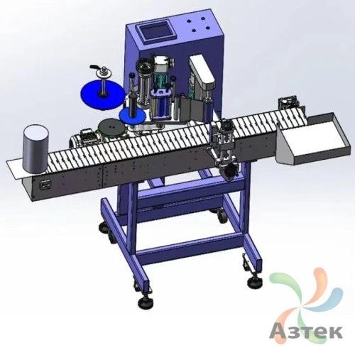 Этикетировщик автоматический AS-C02 (explosion-proof) напольный для круглых предметов, честный знак