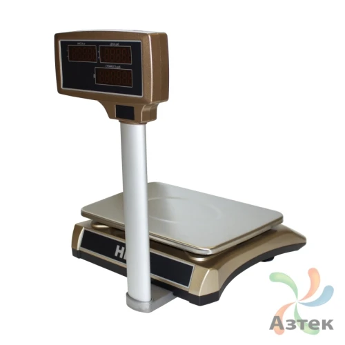 Весы Невские весы НВ-25-1.5-203ЖК настольные торговые до 25 кг, нержавеющая сталь