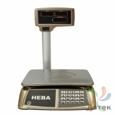 Весы Невские весы НВ-25-1.5-203ЖК настольные торговые до 25 кг, нержавеющая сталь