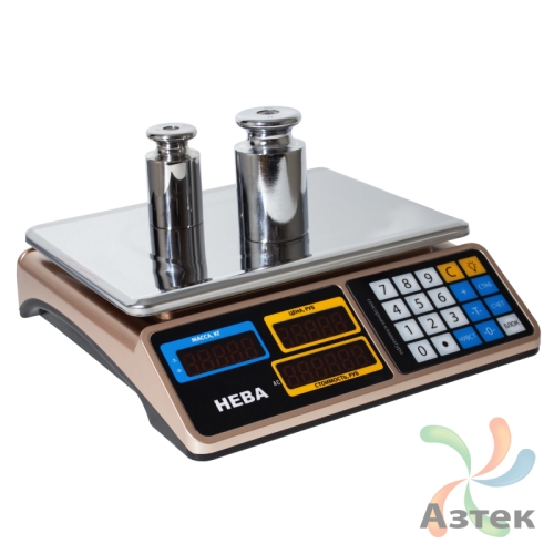 Весы Невские весы НВ-25-1.5-206 настольные торговые до 25 кг, нержавеющая сталь