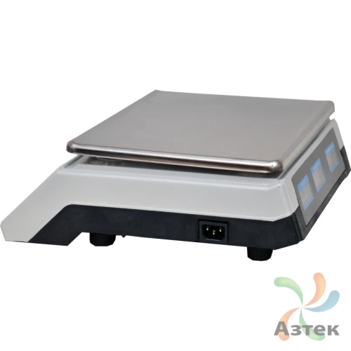 Весы МЕХЭЛЕКТРОН-М ВР4900-15-2Д-АБ 06 настольные торговые до 15 кг, нержавеющая сталь