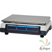Весы МЕХЭЛЕКТРОН-М ВР4900-15-2Д-ДБ 06 настольные торговые до 15 кг, нержавеющая сталь
