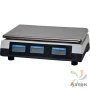 Весы МЕХЭЛЕКТРОН-М ВР4900-30-2Д-АБ 06 настольные торговые до 30 кг, нержавеющая сталь