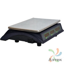 Весы МЕХЭЛЕКТРОН-М ВР4900-30-2Д-ДБ 10 настольные торговые до 30 кг, нержавеющая сталь