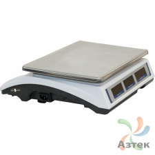 Весы МЕХЭЛЕКТРОН-М ВР4900-15-2Д-ДБ 16 настольные торговые до 15 кг, нержавеющая сталь