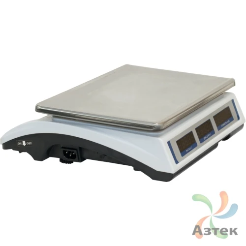 Весы МЕХЭЛЕКТРОН-М ВР4900-15-2Д-ДБ 16 настольные торговые до 15 кг, нержавеющая сталь