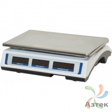 Весы МЕХЭЛЕКТРОН-М ВР4900-15-2Д-ДБ 16 настольные торговые до 15 кг, нержавеющая сталь