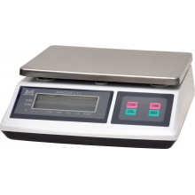 Весы МЕХЭЛЕКТРОН-М ВЭТ-15-1/2-1С-АБ настольные фасовочные до 15 кг, нержавеющая сталь