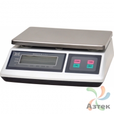 Весы МЕХЭЛЕКТРОН-М ВЭТ-30-2/5-1С-АБ настольные фасовочные до 30 кг, нержавеющая сталь