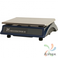 Весы МЕХЭЛЕКТРОН-М ВЭТ-15-1/2-2С-ДБ настольные фасовочные до 15 кг, нержавеющая сталь