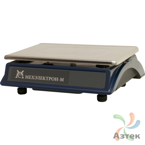 Весы МЕХЭЛЕКТРОН-М ВЭТ-6-0,5/1-2С-ДБ настольные фасовочные до 6 кг, нержавеющая сталь