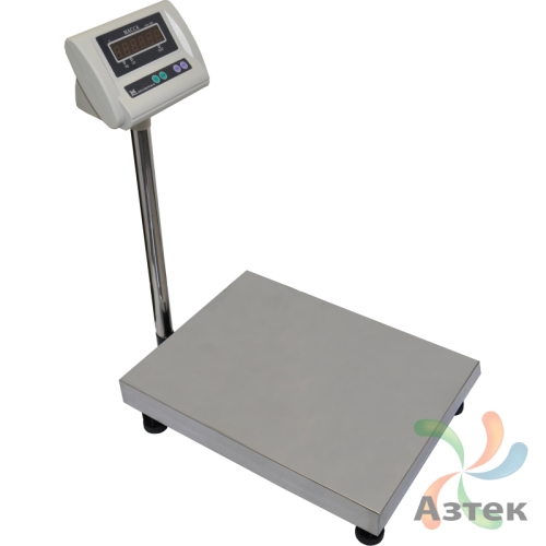 Весы МЕХЭЛЕКТРОН-М ВЭТ-150-20/50-2С-ДБ (400*500) напольные товарные до 150 кг, нержавеющая сталь