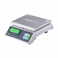 Весы Mertech M-ER 326 AFU-6.01 с вторым дисплеем настольные фасовочные до 6 кг, пластик