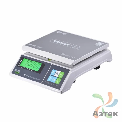 Весы Mertech M-ER 326 AFU-6.01 с вторым дисплеем настольные фасовочные до 6 кг, пластик