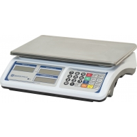 Весы МЕХЭЛЕКТРОН-М ВР4900-15-2Д-АБ 16 настольные торговые до 15 кг, нержавеющая сталь