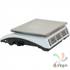 Весы МЕХЭЛЕКТРОН-М ВР4900-30-2Д-АБ 16 настольные торговые до 30 кг, нержавеющая сталь