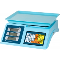Весы МЕХЭЛЕКТРОН-М ВР4900-15-2Д-АБ 14 настольные торговые до 15 кг, пластик