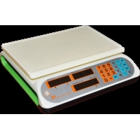 Весы МЕХЭЛЕКТРОН-М ВР4900-15-2Д-ДБ 12 настольные торговые до 15 кг, нержавеющая сталь