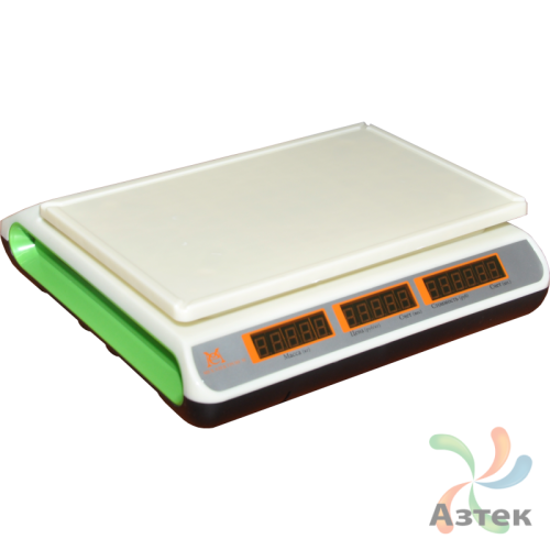 Весы МЕХЭЛЕКТРОН-М ВР4900-15-2Д-ДБ 12 настольные торговые до 15 кг, нержавеющая сталь