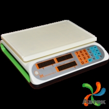 Весы МЕХЭЛЕКТРОН-М ВР4900-30-2Д-ДБ 12 настольные торговые до 30 кг, нержавеющая сталь