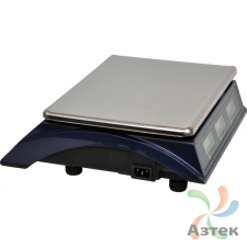 Весы МЕХЭЛЕКТРОН-М ВР4900-30-2Д-АБ 10 настольные торговые до 30 кг, нержавеющая сталь