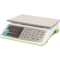 Весы МЕХЭЛЕКТРОН-М ВР4900-30-2Д-ДБ 04 настольные торговые до 30 кг, нержавеющая сталь