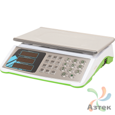 Весы МЕХЭЛЕКТРОН-М ВР4900-30-2Д-ДБ 04 настольные торговые до 30 кг, нержавеющая сталь