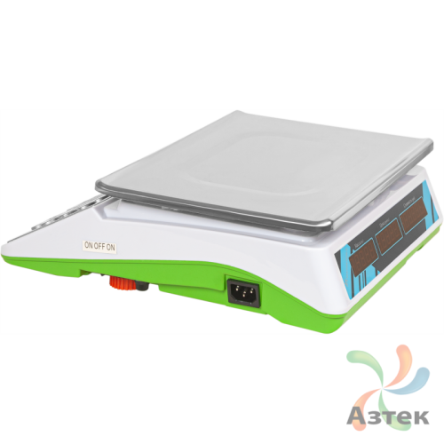 Весы МЕХЭЛЕКТРОН-М ВР4900-30-2Д-ДБ 04 настольные торговые до 30 кг, нержавеющая сталь