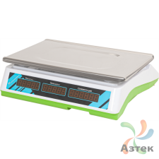 Весы МЕХЭЛЕКТРОН-М ВР4900-30-2Д-ДБ 04 настольные торговые до 30 кг, нержавеющая сталь