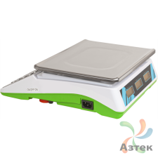 Весы МЕХЭЛЕКТРОН-М ВР4900-30-2Д-АБ 04 настольные торговые до 30 кг, нержавеющая сталь