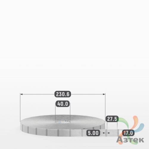 Этикетка самоклеящаяся с печатью 17х27,5 (рядов 1 по 10 000 шт) Прозрачный полипропилен в рулоне, втулка 40 мм (к) IQ code + Черная метка