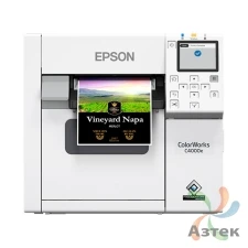 Принтер этикеток Epson C4000e (bk) струйный 1200x1200, LCD, отрезчик, C31CK03102BK