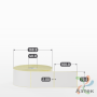 Термотрансферная этикетка 70х100 (рядов 1 по 1 500 шт) Полуглянец в рулоне, втулка 40 мм (к) IQ code