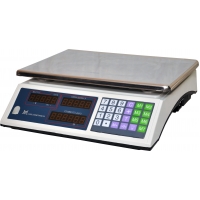 Весы МЕХЭЛЕКТРОН-М ВР4900-6-ДБ 02 настольные торговые до 6 кг, нержавеющая сталь