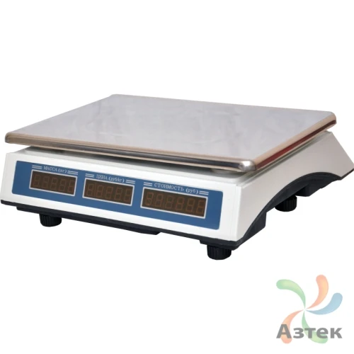 Весы МЕХЭЛЕКТРОН-М ВР4900-6-ДБ 02 настольные торговые до 6 кг, нержавеющая сталь