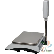 Весы МЕХЭЛЕКТРОН-М ВР4900-30-2Д-СДБ 01М настольные торговые до 30 кг, нержавеющая сталь