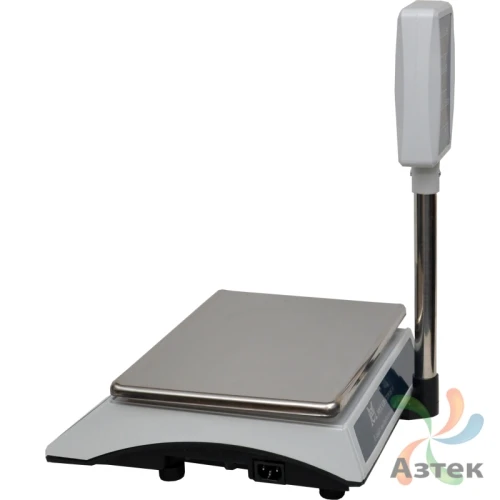 Весы МЕХЭЛЕКТРОН-М ВР4900-30-2Д-СДБ 01М настольные торговые до 30 кг, нержавеющая сталь