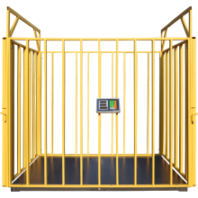 Весы МЕХЭЛЕКТРОН-М ВЭТ-1-1000П-1С-ДБЖ (1м*1,5м) напольные животноводческие до 1 000 кг, нержавеющая сталь