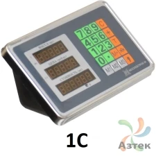 Весы МЕХЭЛЕКТРОН-М ВЭТ-1-1000П-1С-ДБЖ (1,2м*2м) напольные животноводческие до 1 000 кг, нержавеющая сталь