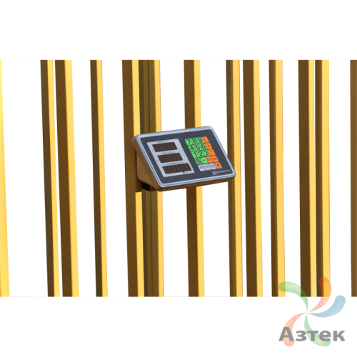 Весы МЕХЭЛЕКТРОН-М ВЭТ-1-1000П-1С-ДБЖ (1,2м*2м) напольные животноводческие до 1 000 кг, нержавеющая сталь