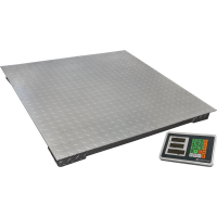 Весы МЕХЭЛЕКТРОН-М ВЭТ-1-1000П-1С-ДБ (1м*1,5м) напольные промышленные до 1 000 кг, нержавеющая сталь