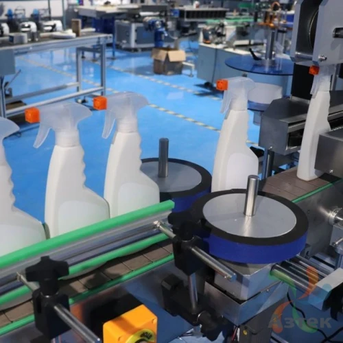 Этикетировщик автоматический AS-S05 напольный для бокового нанесения, честный знак