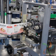 Этикетировщик автоматический AS-C02D с принтером напольный для круглых предметов, совместим с 1С