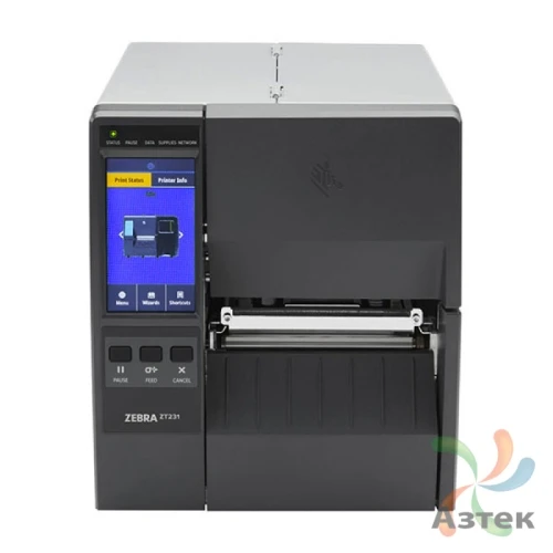 Принтер этикеток Zebra ZT23143-T09000FZ термотрансферный 300, LED, Ethernet, Bluetooth, USB, USB Host, RS-232, ZT23143-T09000FZ